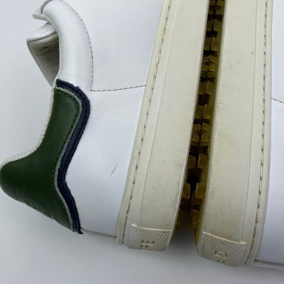 G/Fore Competition Disruptor Stripe White Olive Golf Shoes Leather Spikeless 11 - Picture 12 of 16